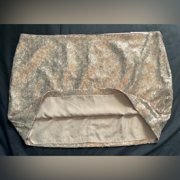 Gap Gold Sparkle Sequin Party Skirt size 18 2X NWT - Picture 2 of 5
